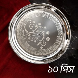 ১০ পিস লতারাজ প্লেট (১০পিস বাটি ফ্রি)