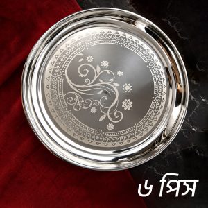 ৬ পিস লতারাজ প্লেট (৬পিস বাটি ফ্রি)